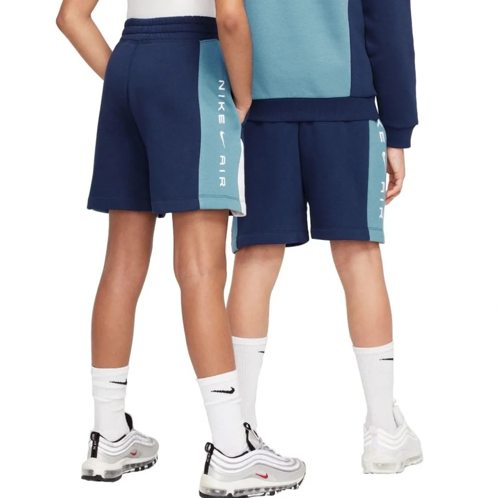 Nike Air Big Kids' Knit Shorts -Midnight Navy - kids size medium